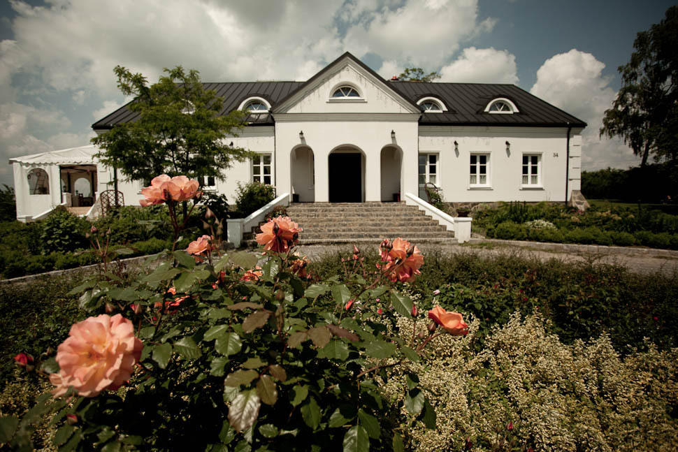Dwor Na Wichrowym Wzgorzu Bed and Breakfast Przybysławice Eksteriør billede