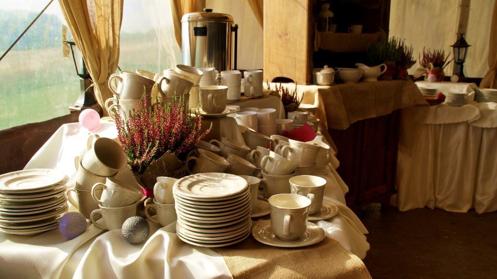 Dwor Na Wichrowym Wzgorzu Bed and Breakfast Przybysławice Eksteriør billede